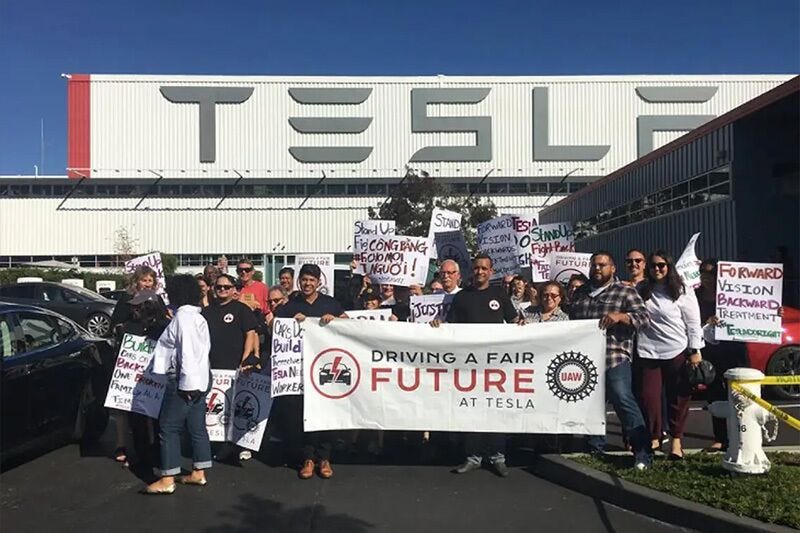 Sciopero contro Tesla | Elettronauti.it