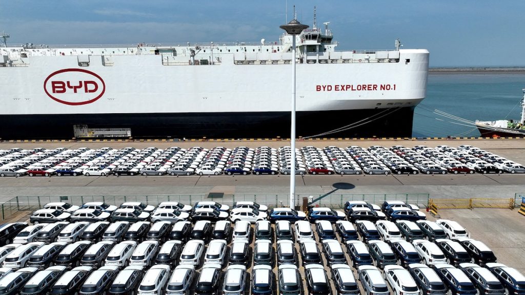 BYD Xi’an in viaggio verso l’Europa con 7.000 veicoli a bordo | Elettronauti.it