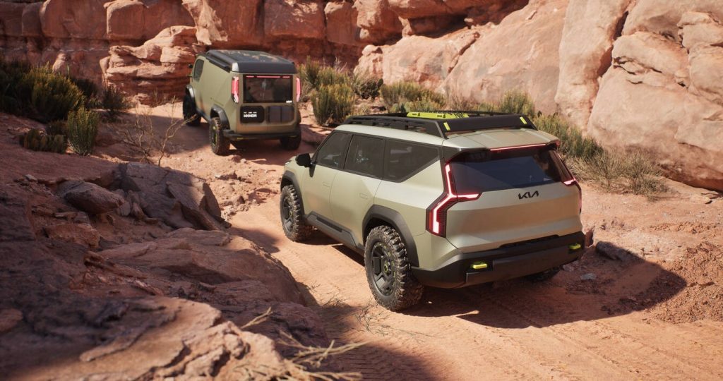 Kia presenta al SEMA i Concept EV9 “ADVNTR” ed il PV5 “WKNDR”. | Elettronauti.it