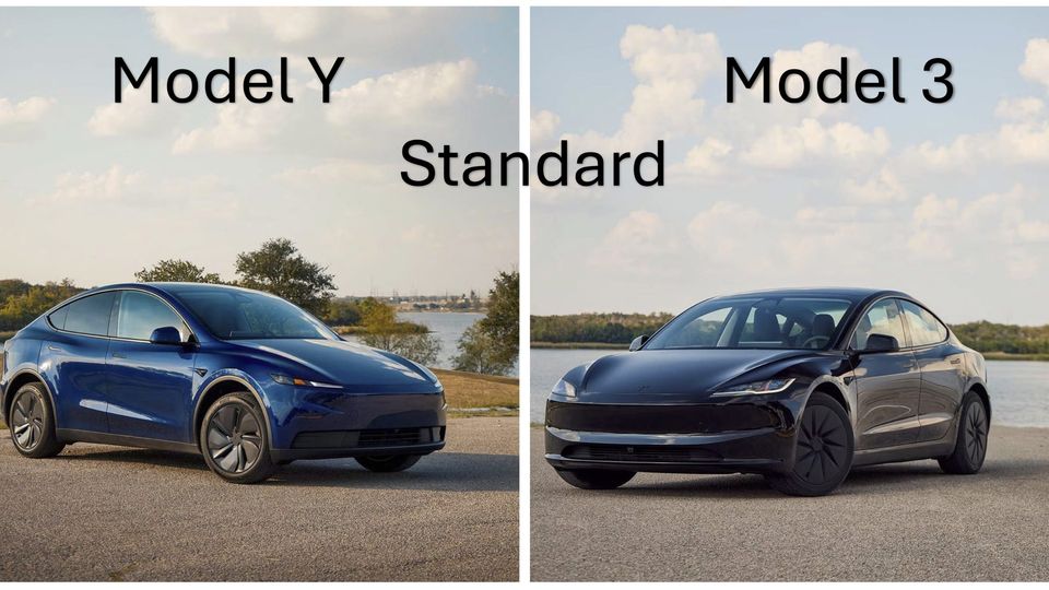Tesla model 3-Y standard 2026
