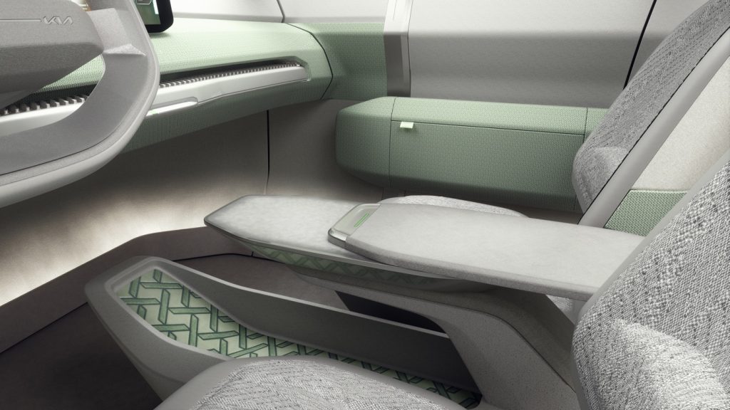 La EV3 Concept di Kia ha una console centrale ricavata da... funghi | Elettronauti.it
