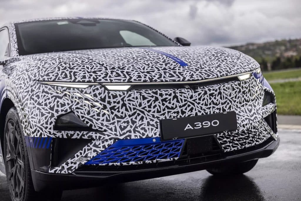 A390 Alpine: Ultimi test per la Sport Fastback | Elettronauti.it