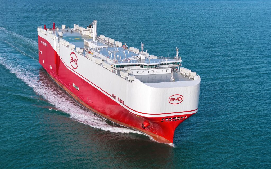 portacontainer BYD Jinan | Elettronauti.it
