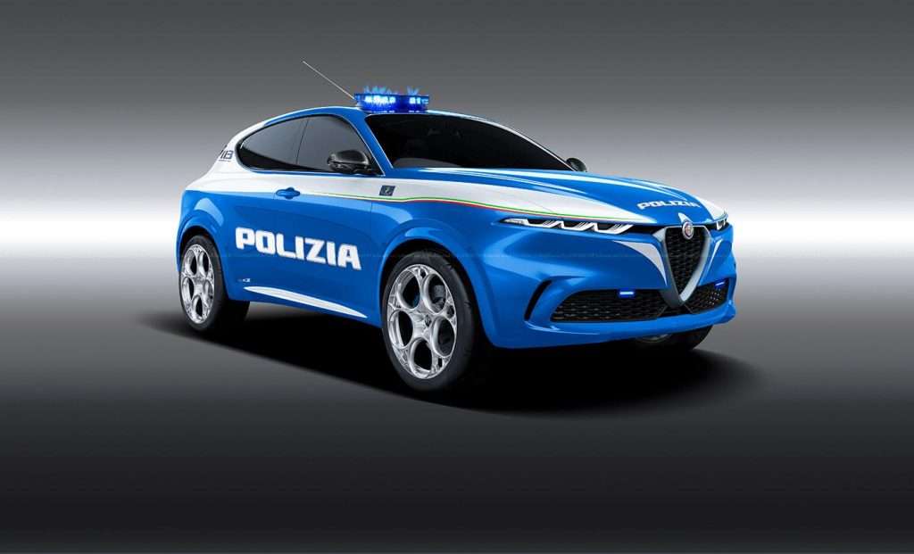Alfa Romeo GTV Render Polizia