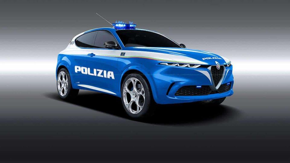 Alfa Romeo GTV Render Polizia
