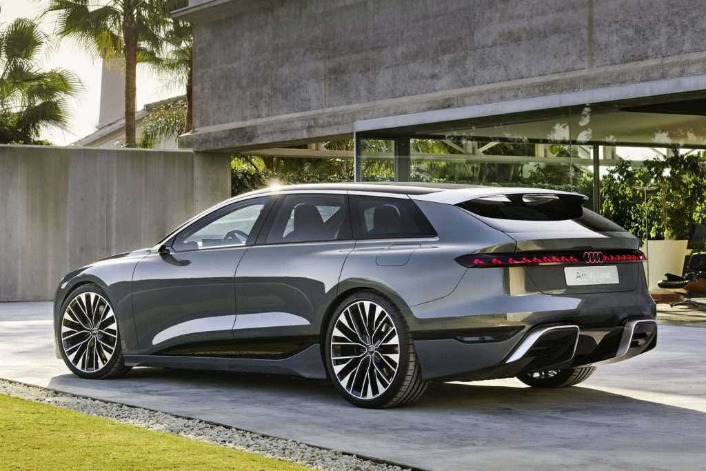 Audi A6 e-Tron Avant posteriore