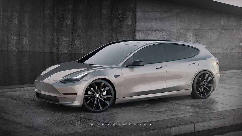 Tesla station wagon