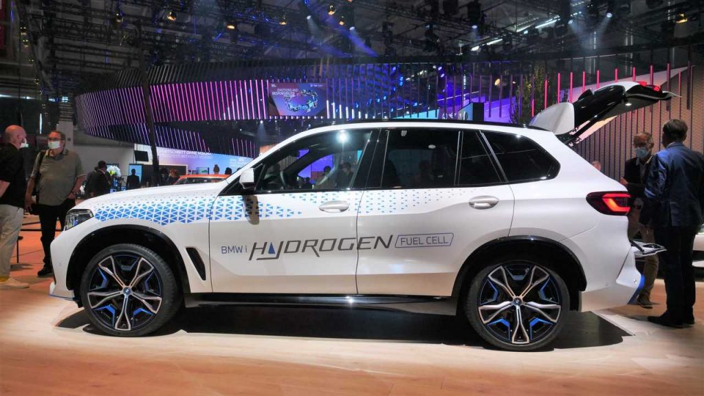 BMW idrogeno Laterale