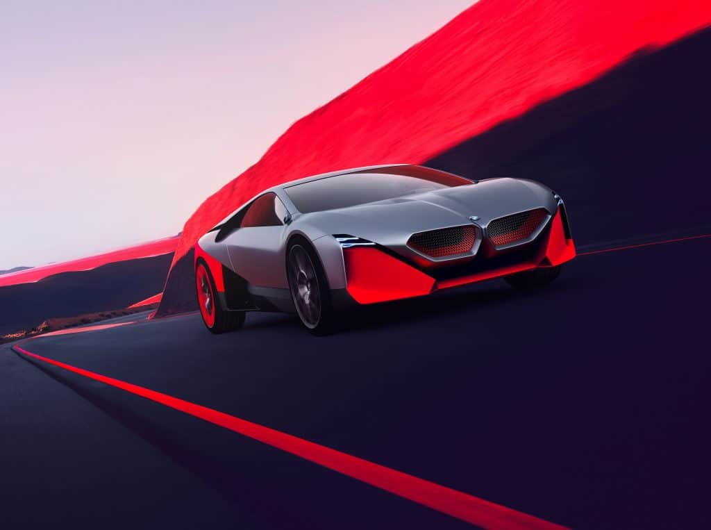 BMW M1 Render Supercar Elettrica Anteriore