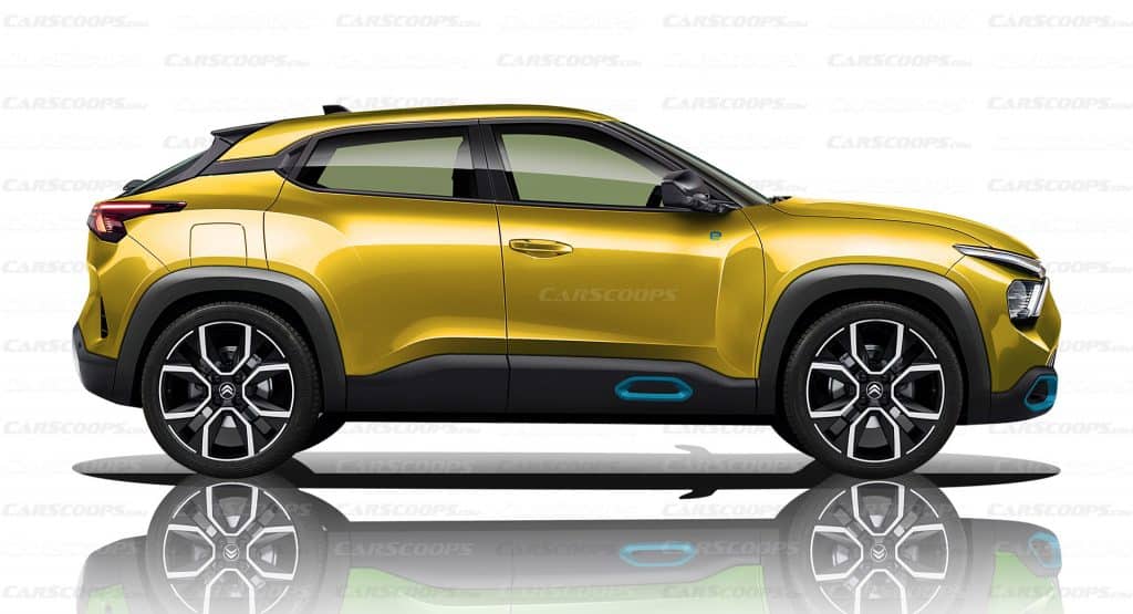DS3 Crossback e-Tense Render Laterale Gruppo Stellantis