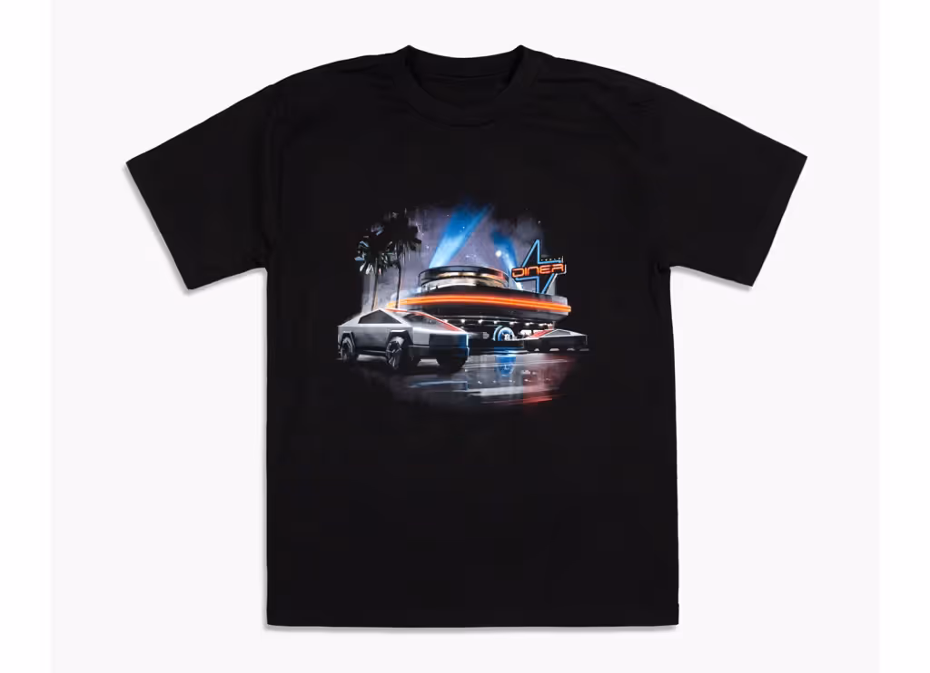 Diner gadget Tesla t-shirt | Elettronauti.it