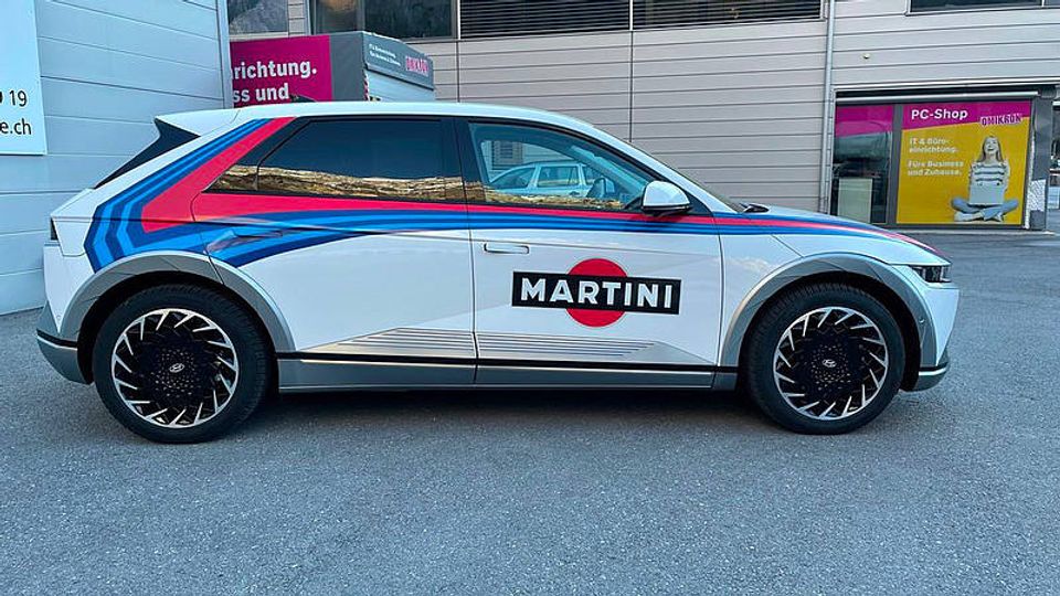 Hyundai Ioniq 5 Martini Edition Laterale