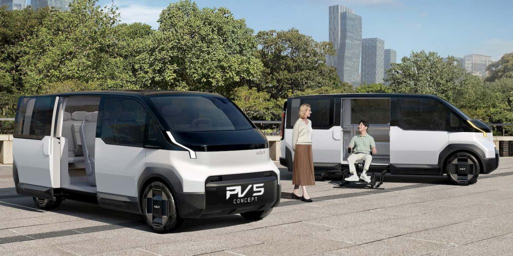 Primo sguardo all'interno del nuovo furgone elettrico di Kia | Elettronauti.it