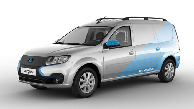 Lada e-Largus Cargo Render