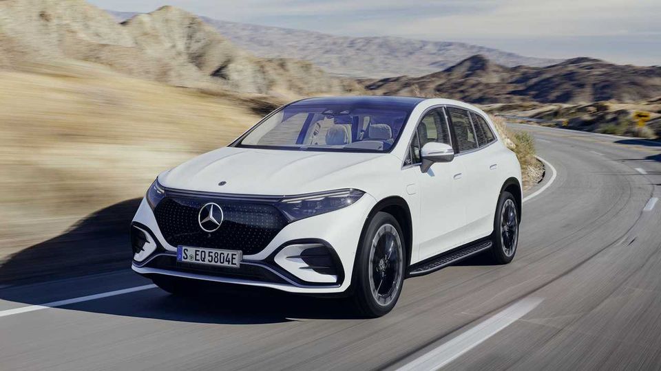 Mercedes EQS SUV Anteriore