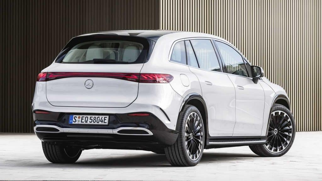 Mercedes EQS SUV Posteriore