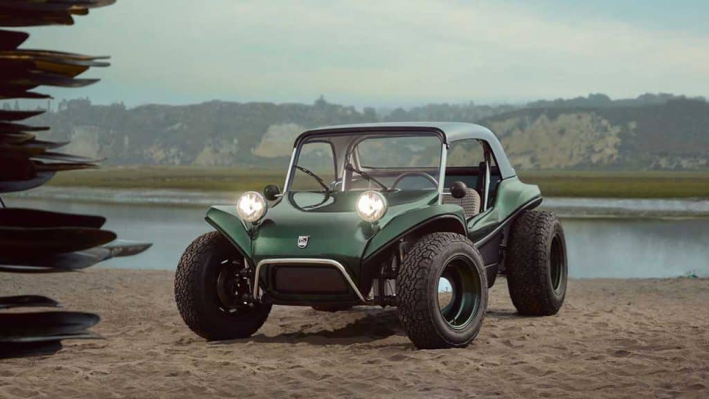 Meyers Manx buggy elettrico anteriore