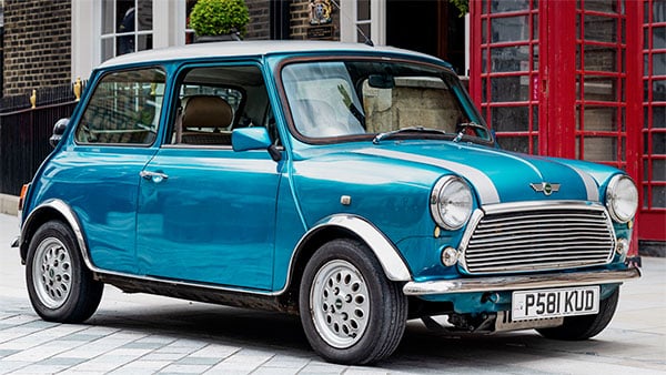 Mini Elettrica Retrofit Azzurra
