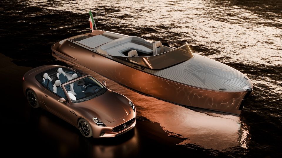 La completamente elettrica barca TRIDENTE di Maserati e Vita Power sul Verbano!
