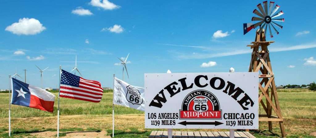Percorso Route 66 Texas 03 1024x448