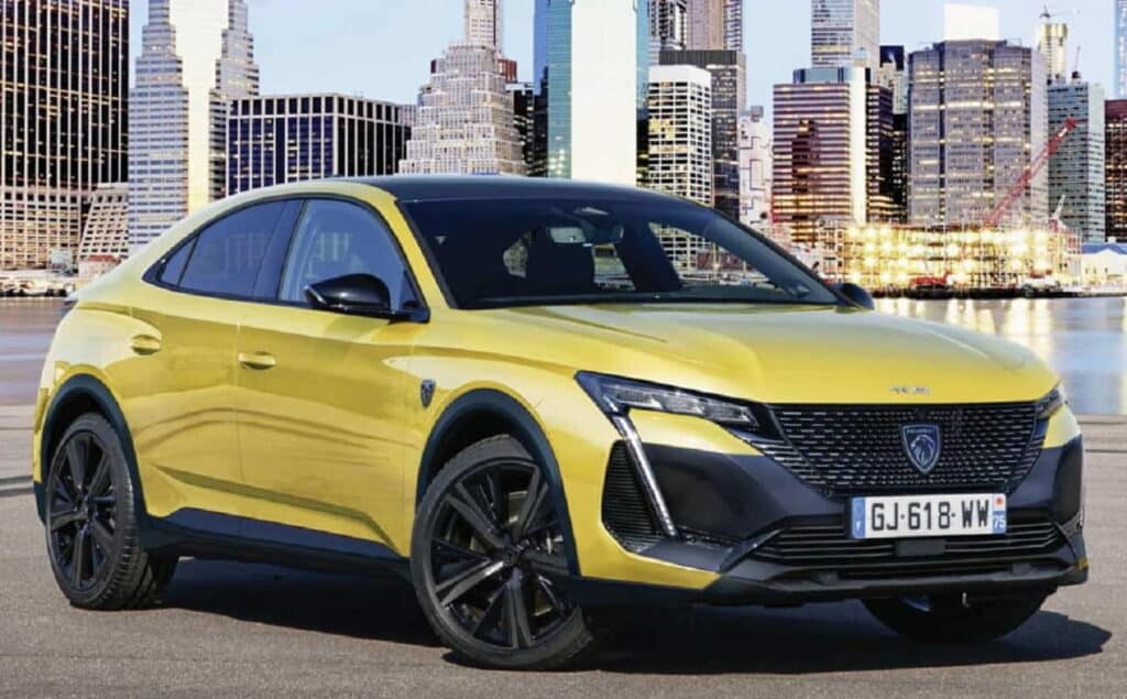 Peugeot e-408 Render Anteriore