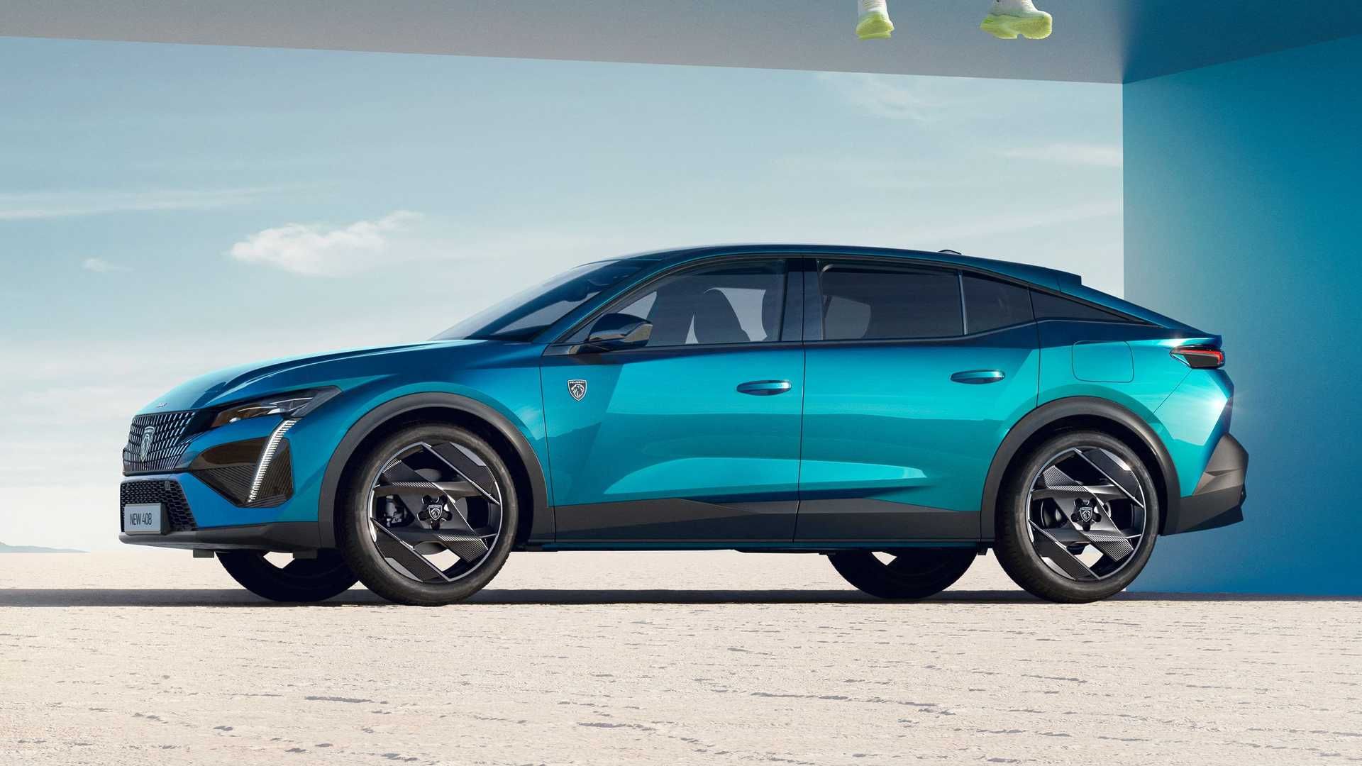 Peugeot e-408 Render Laterale