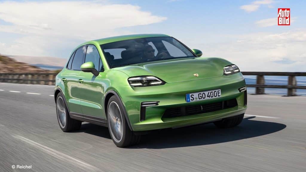 Porsche Macan Elettrica Render Anteriore