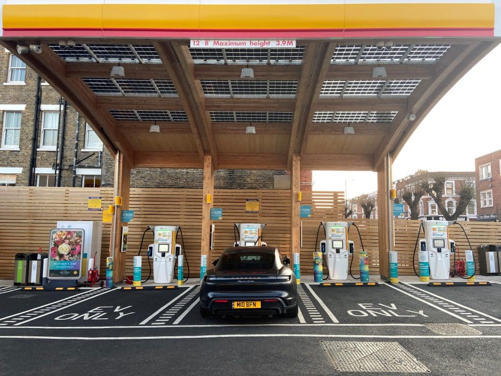 Stazione di ricarica Shell Recharge