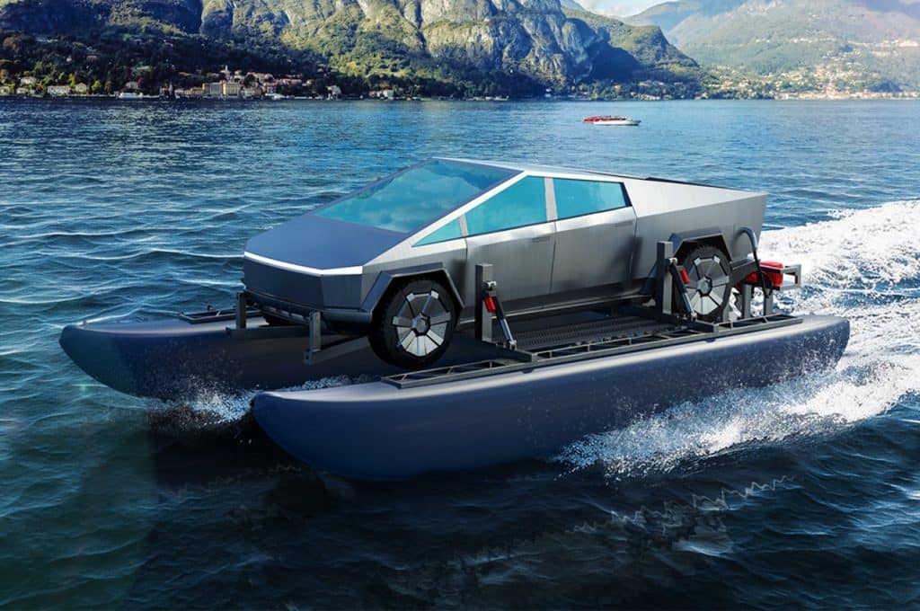 Tesla Cybertruck Catamarano