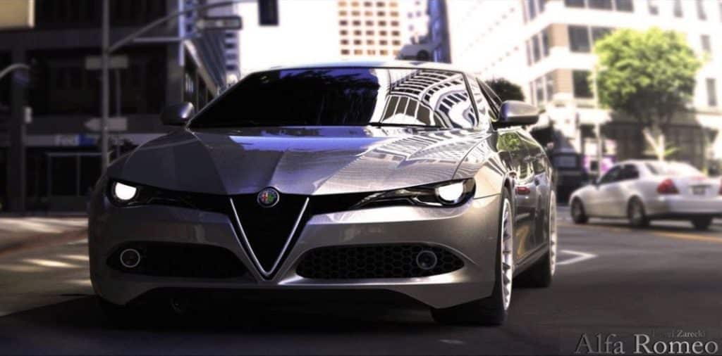 Alfa Romeo Alfetta Render Anteriore | Elettronauti.it