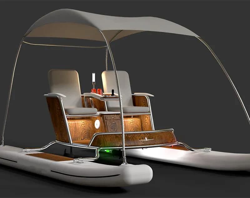 Un catamarano elettrico di lusso a due posti, proveniente dalla Cina, sorprendentemente conveniente | Elettronauti.it