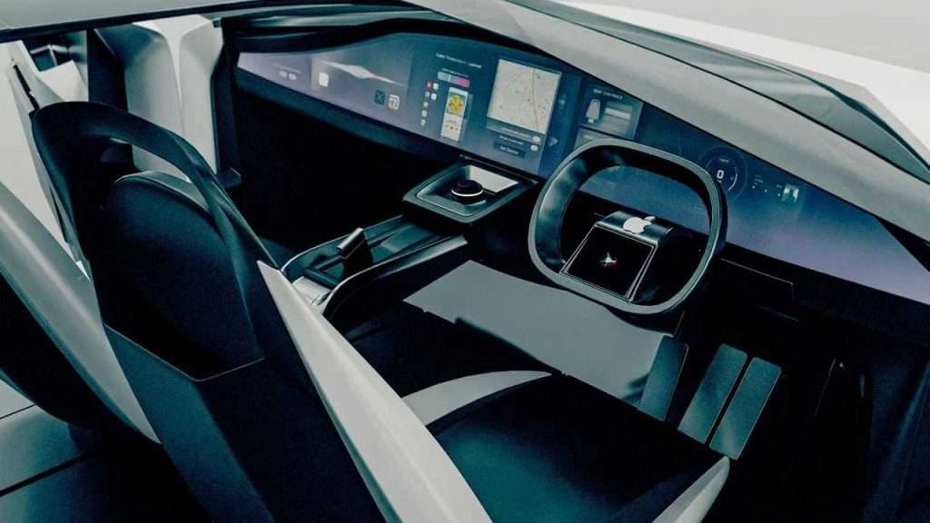 Apple Car render plancia