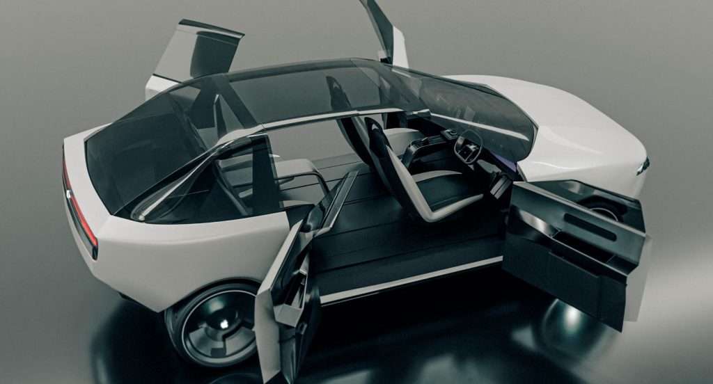 Apple Car render laterale