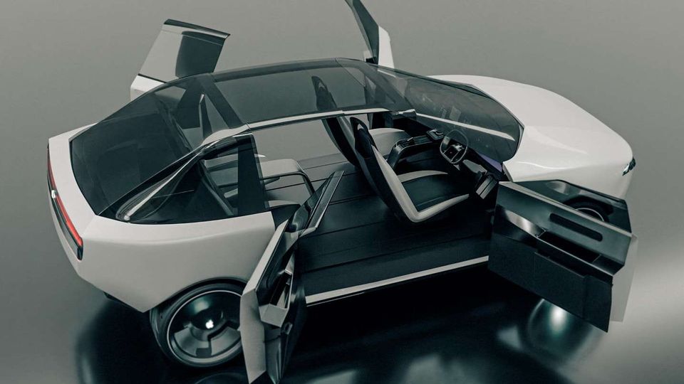 Apple Car render laterale