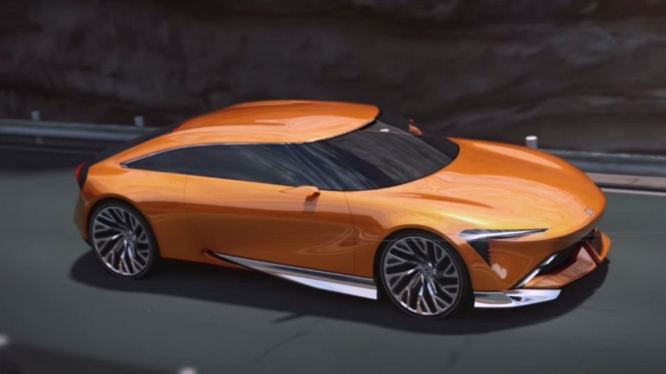 Buick svela il nuovo design e il nuovo marchio con un'elegante Wildcat EV dorata