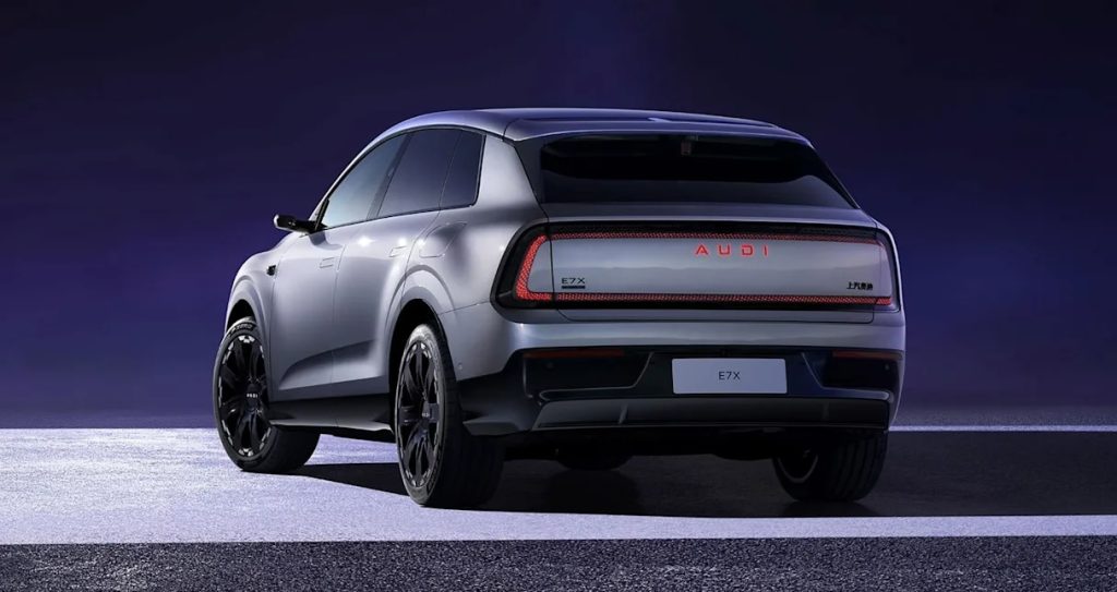AUDI e7x vista posteriore Elettronauti.it