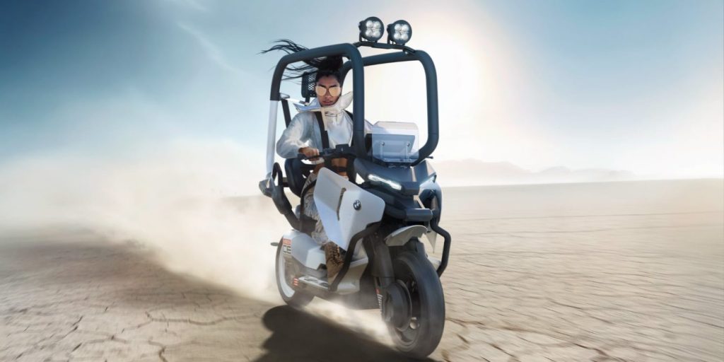 BMW Vision CE: la moto elettrica futuristica senza casco | Elettronauti.it