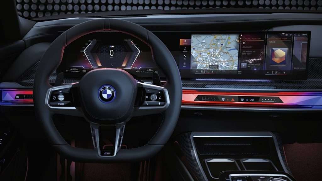 bmw i7 protection plancia