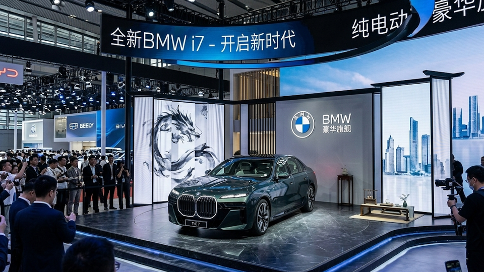 BMW i7 in Cina con batterie Rimac: svolta elettrica