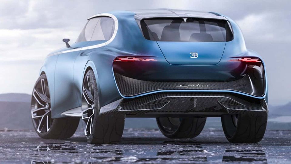 Bugatti Atlantic SUV Render Posteriore