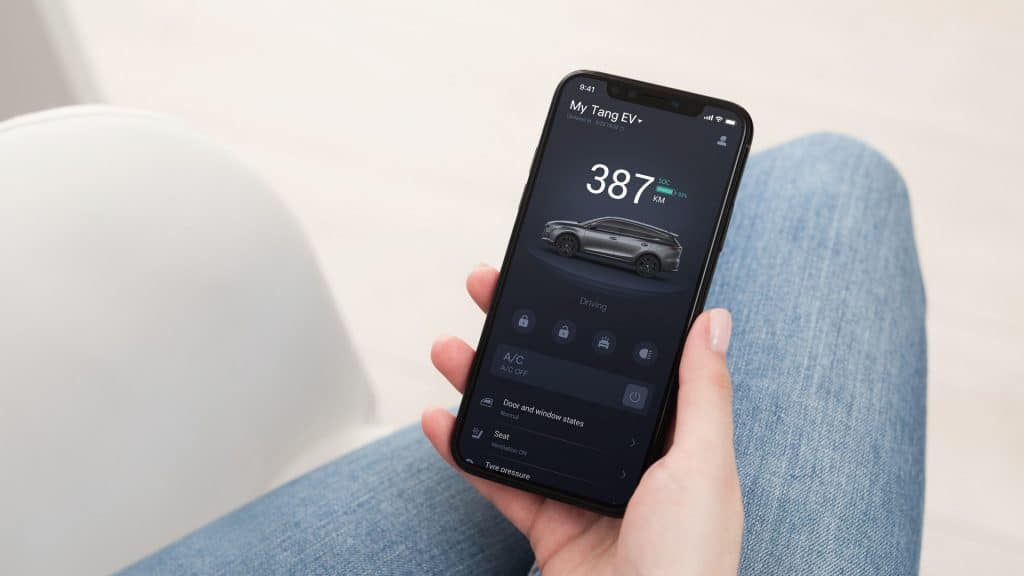 BYD applicazione smartphone | elettronauti.it