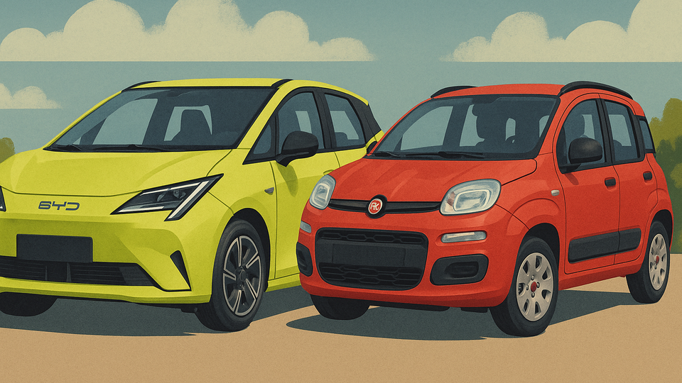 BYD Dolphin Surf vs FIAT Panda (Hybrid)