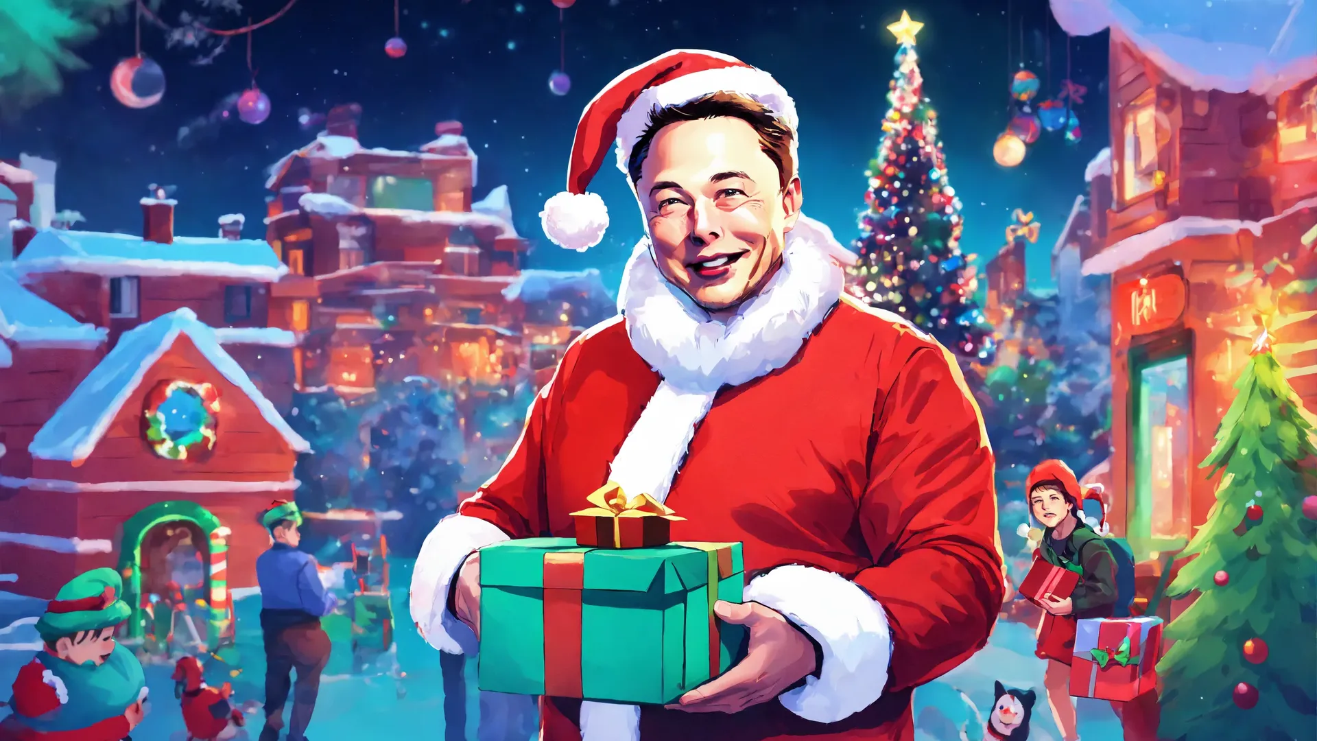 Tesla holiday software