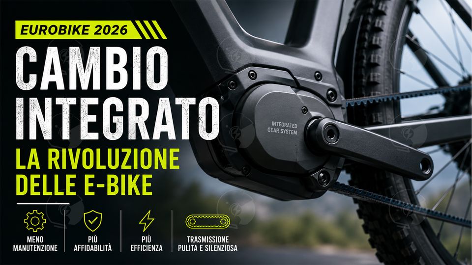 Cambio integrato, la rivoluzione delle e-bike parte da Eurobike 2026
