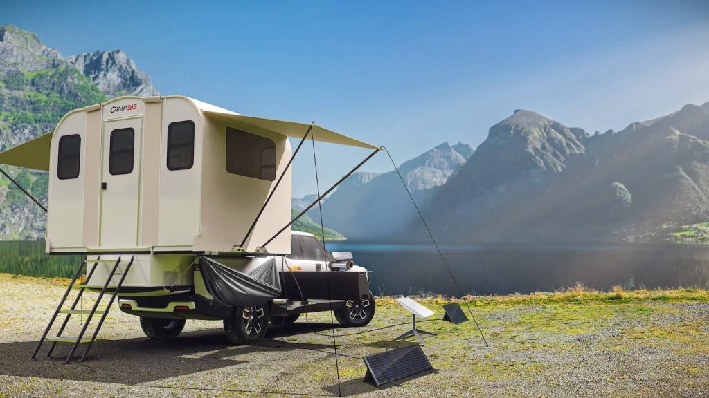Questo camper si adatta a pickup EV come il Rivian R1T e il Tesla Cybertruck, a partire da 25.000 dollari. | Elettronauti.it