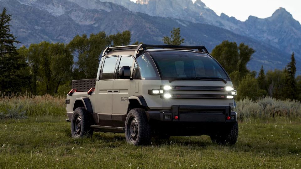 Il nuovo robusto pick-up elettrico "American Bulldog" di Canoo