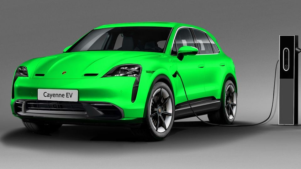 Porsche Cayenne completamente elettrica arriva nel 2026