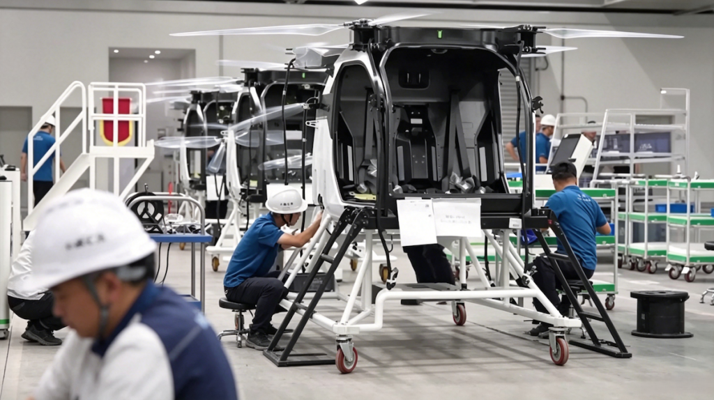 Batterie solide eVTOL: la Cina accelera sui taxi volanti | Elettronauti.it