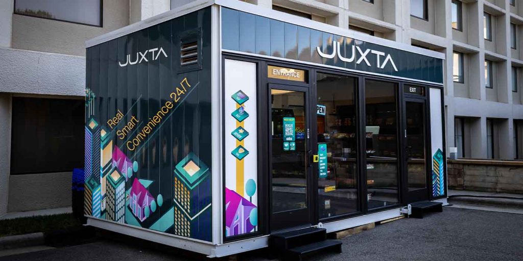 JUXTA Nomad, un mini-market portatile e autonomo ideale per le stazioni di ricarica. | Elettronauti.it