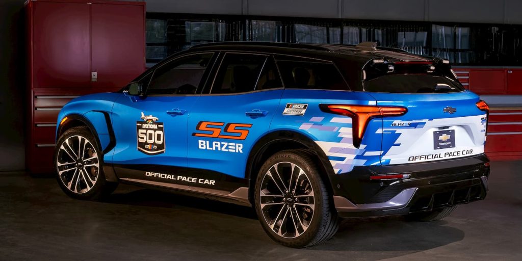 La Chevy Blazer EV SS è la prima pace car elettrica della Daytona 500 | Elettronauti.it